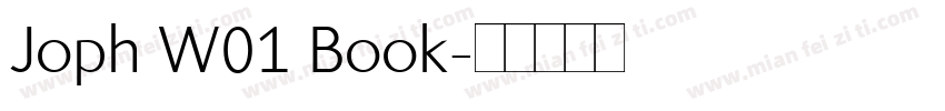 Joph W01 Book字体转换